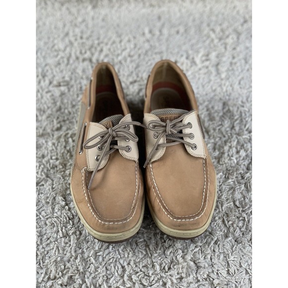 Sperry Billfish 3 Eye Boat Shoe Tan Brown Leather Casual Slip On 0799023 Mens 13 - Picture 4 of 10